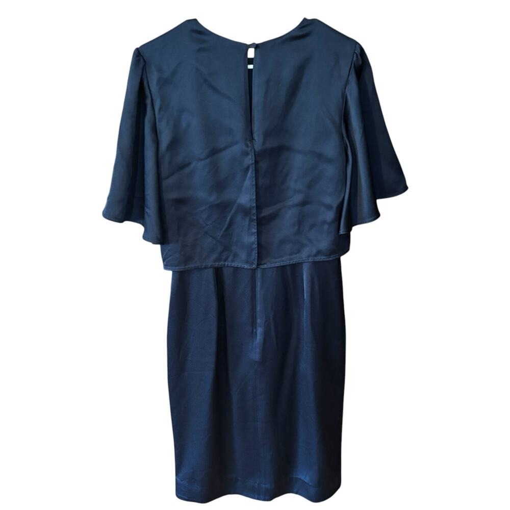 J.Crew Navy Silky Formal Dress – Size 6, Elegant Event Wear - Picture 5 of 11